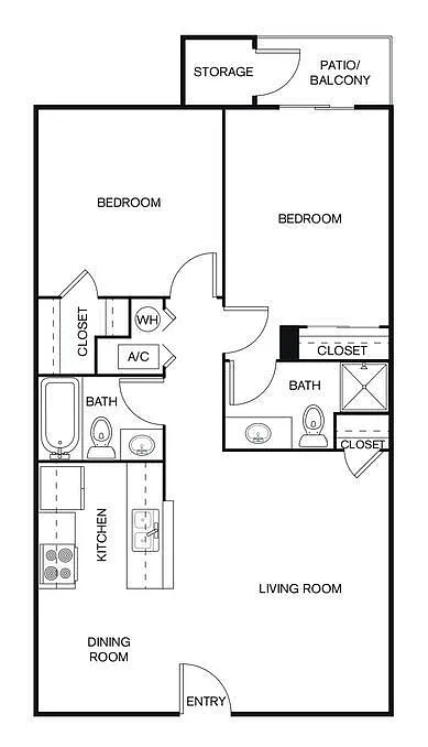 Floor plan 2X2