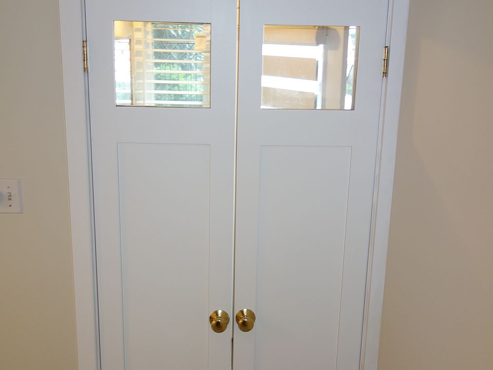 Secondary doors closed for more privacy