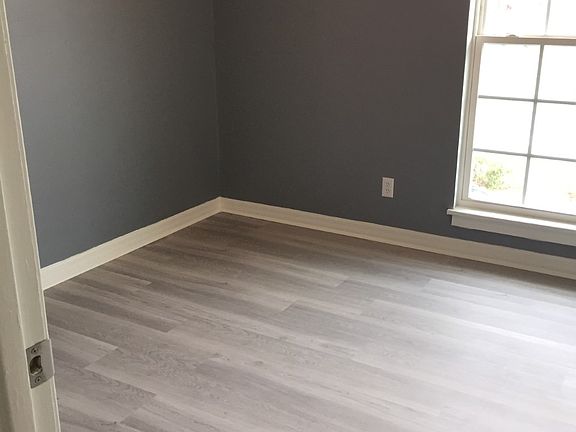 Bedroom with new flooring