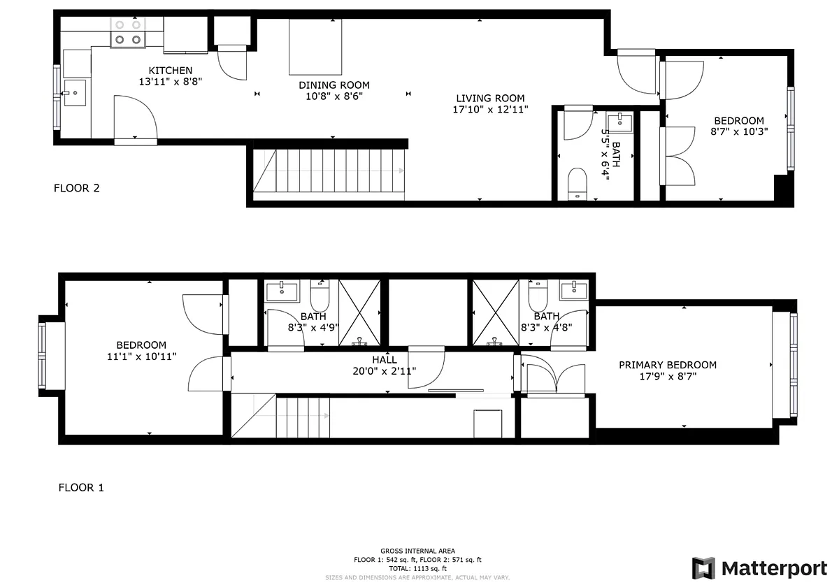 Floor plan 1618 N Sydenham St