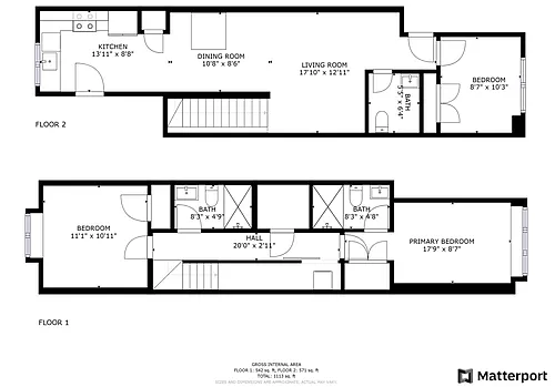 Floor plan 1618 N Sydenham St