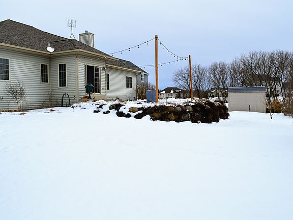 Backyard Patio with lights