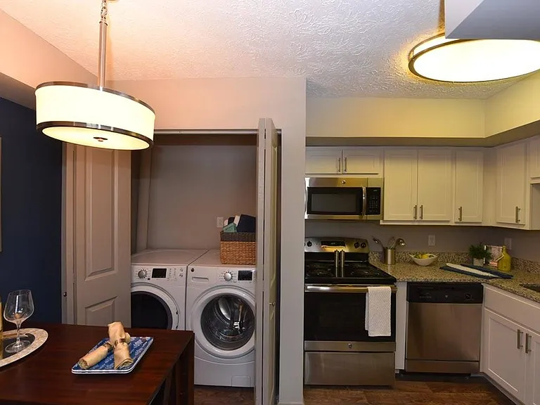 Kitchen, dining area, & laundry room