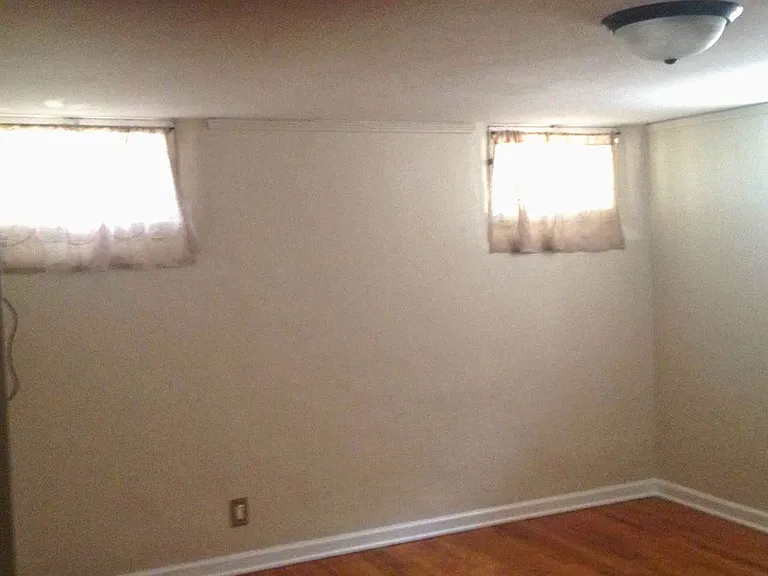 Basement bedroom