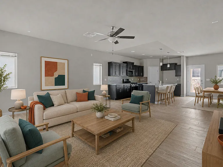 Virtually Staged Living Area