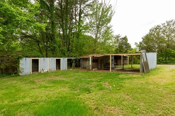 Carport and workshop