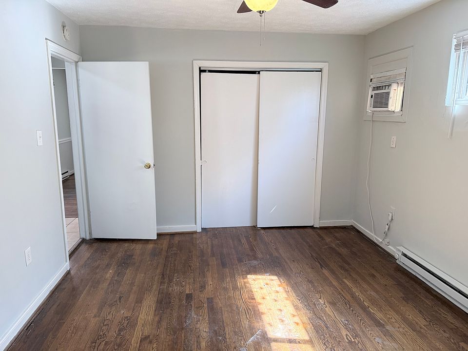 Bedroom with one of two double closets