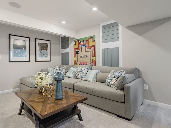 Open and airy rec room