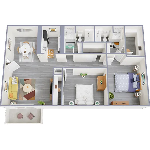 Floor plan B4