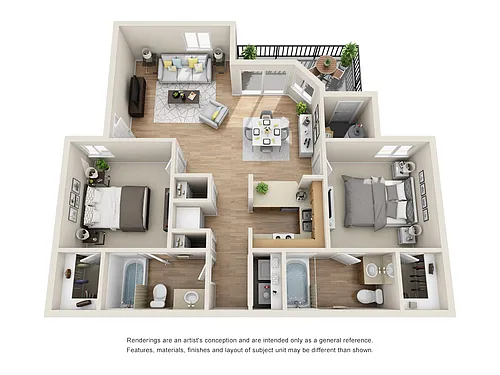 Floor plan 2X2