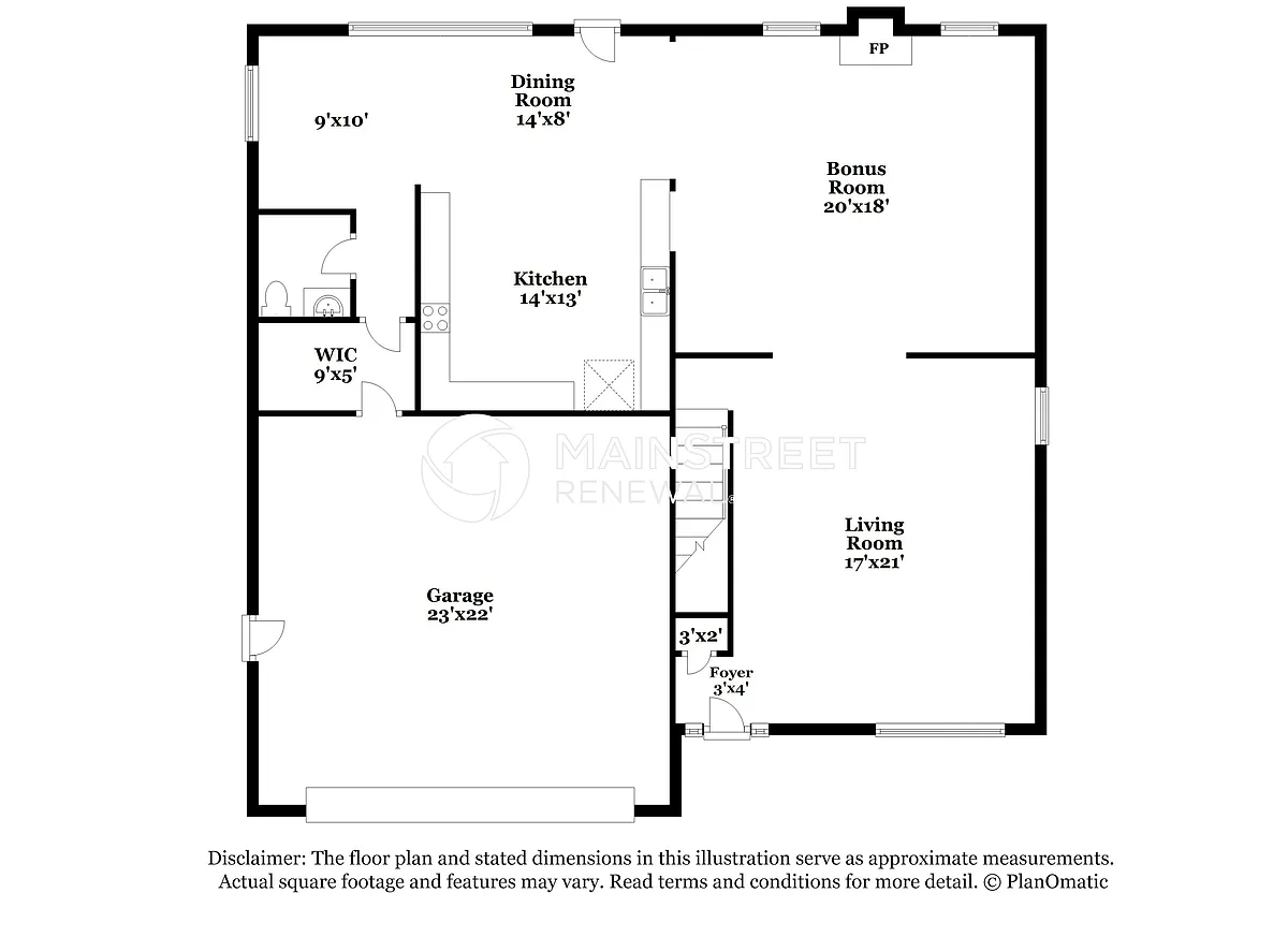 Floor Plan - 715 Capstone Ave
