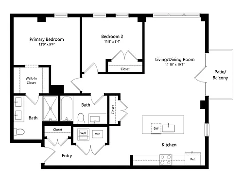 Floor plan 02K