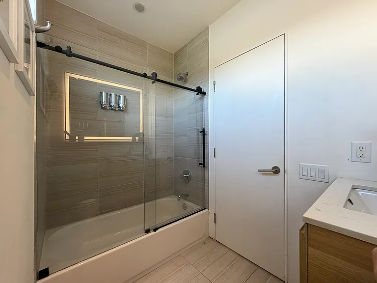 Equipped with dispensers for the ultimate guest experience.