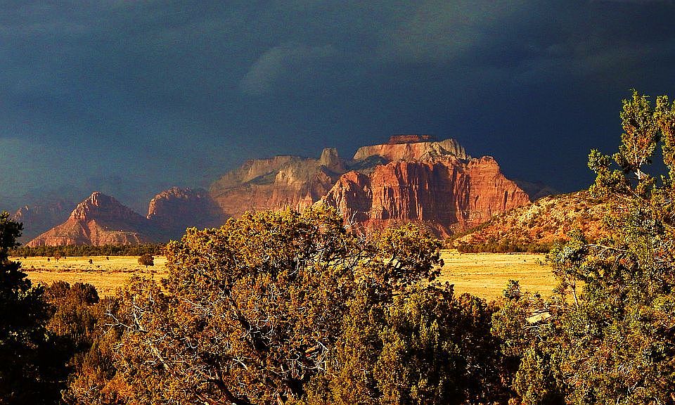 North view of Zions NP