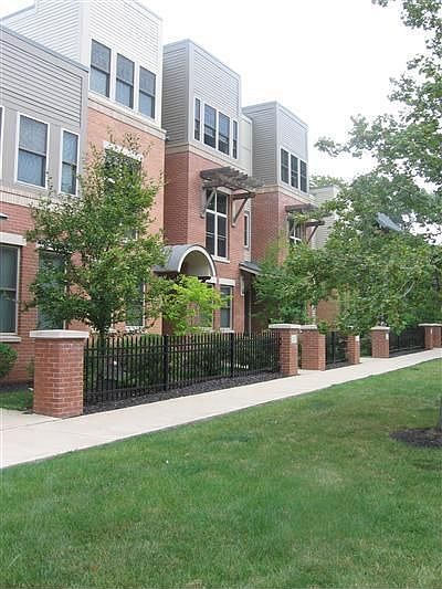 Nicely landscaped front entrance