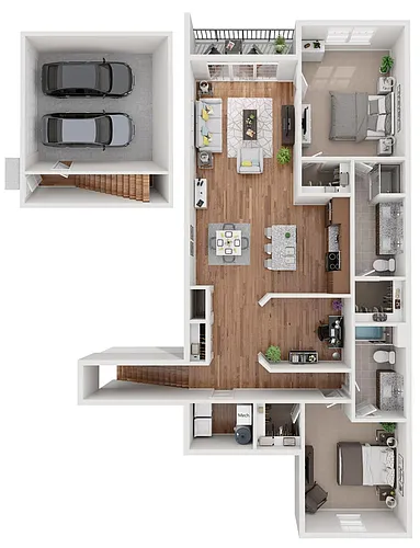 Floor plan The Hensley