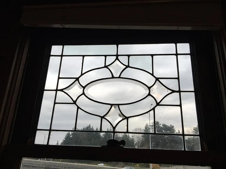 Detail of original 1910 bedroom windows