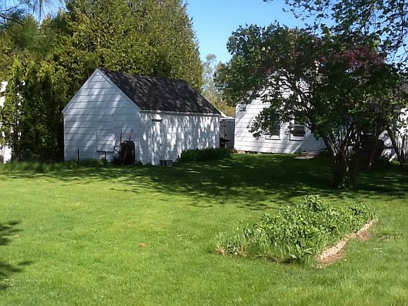 View from backyard to house