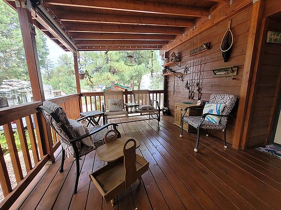 Deck lounging area