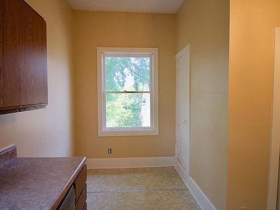 Breakfast nook area with pantry closet