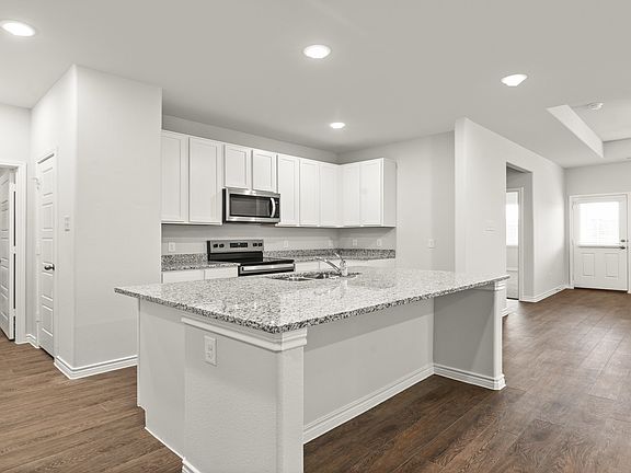 Kitchen to dining and family room