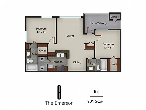 Floor plan B2