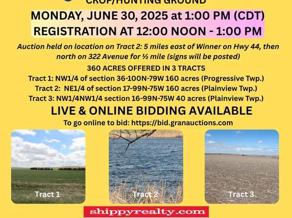 276th Street & 322 Ave, Winner, SD 57580