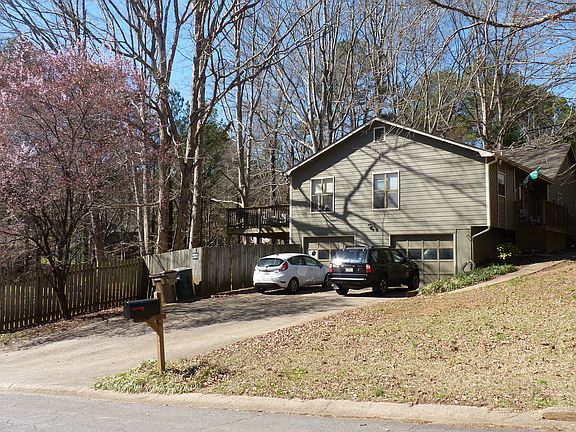 Side of house/garage area