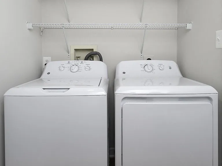 In-unit washer and dryer