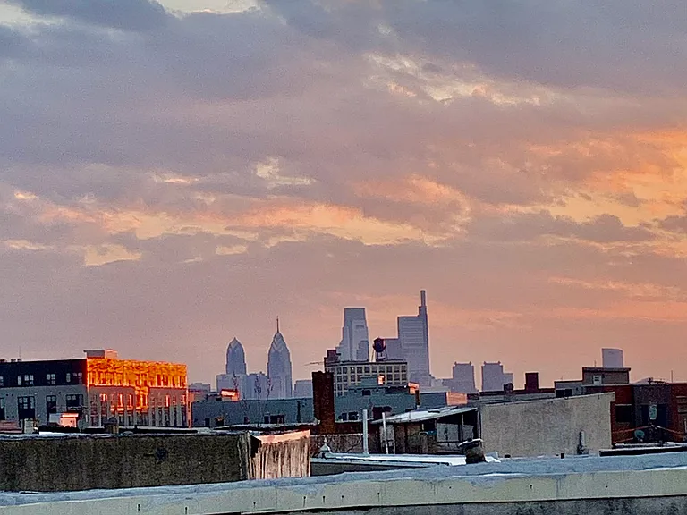 City skyline view.