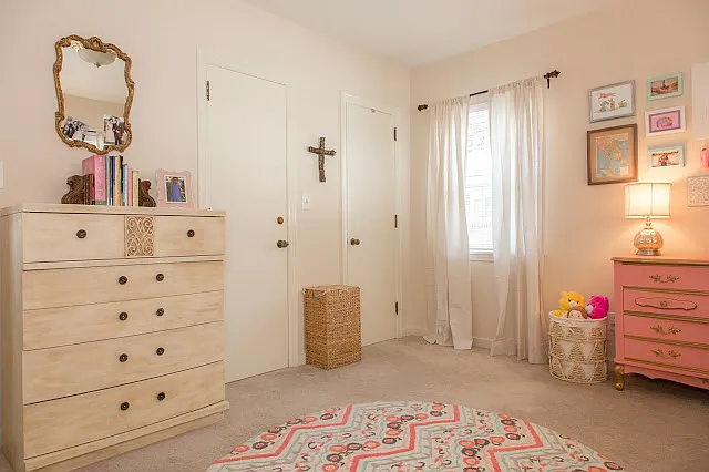 This large bedroom boasts 2 cedar lined closets and 2 windows that provide beautiful natural light.