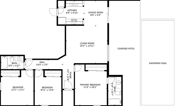 3 bed, 2.0 bath, 1168 sqft, $2,095 — Photo 2