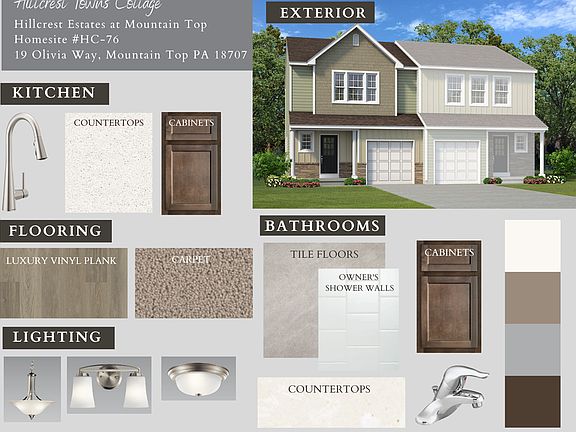 Hillcrest - 76 Color Selection