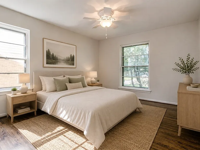 Bedroom with Virtual Staging