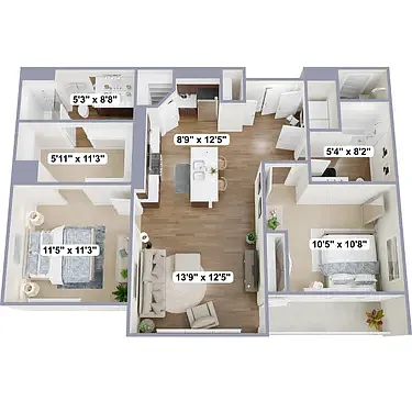 Floor plan Vista D