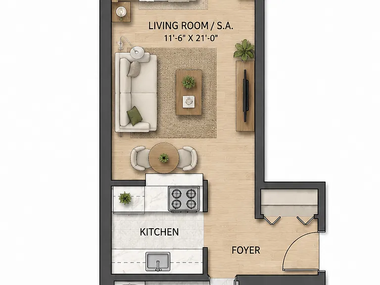 401 W 22nd St #2B — Photo 6