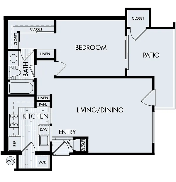 Floor plan Creekside Village Plan 1A