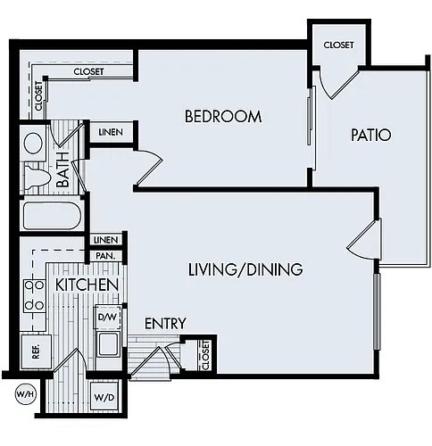 Floor plan Creekside Village Plan 1A