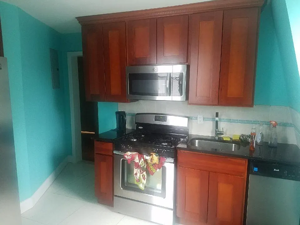 Kitchen stove area