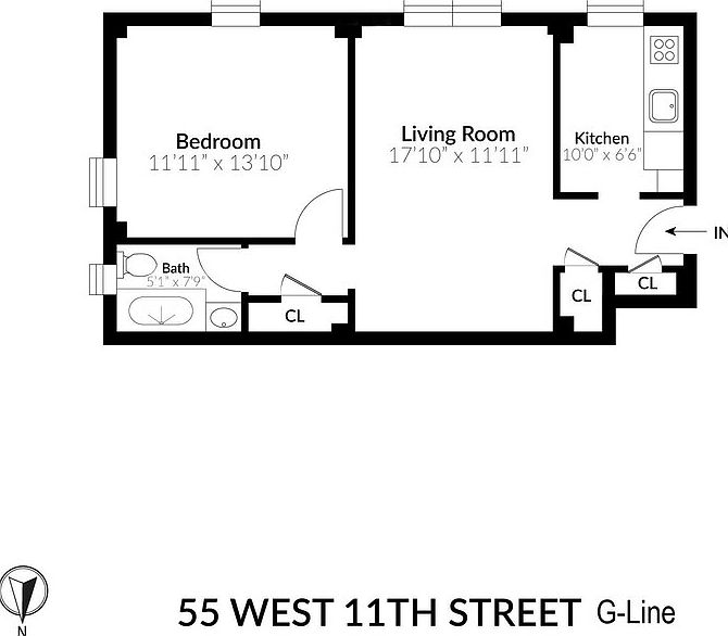 2nd image of 55 W 11th St APT 6g