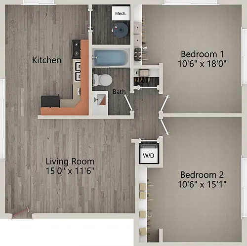 Floor plan Vista