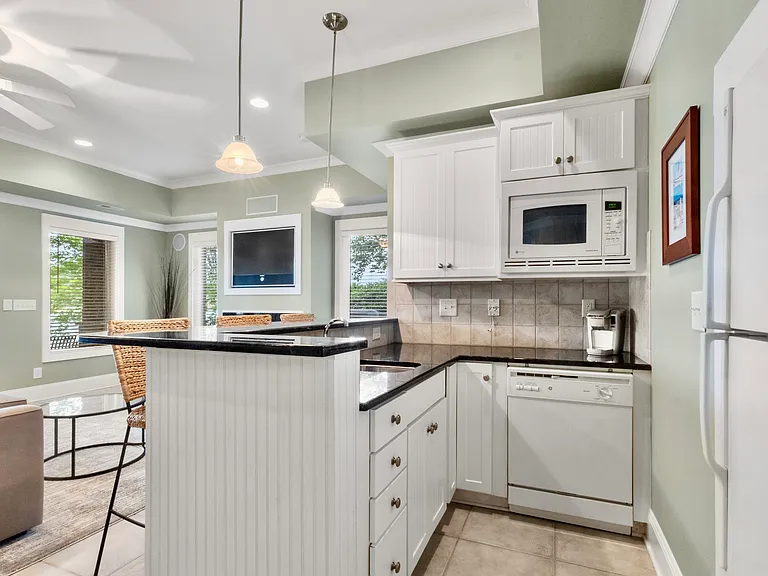 Lower level kitchenette