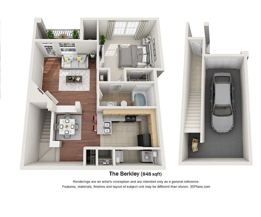 Floor plan Berkley w/Garage