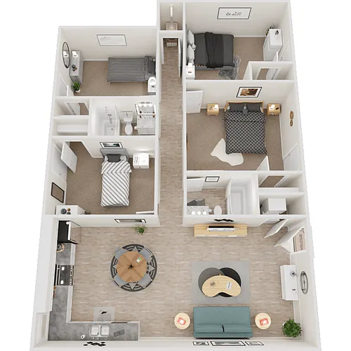 Floor plan D1 Renovated