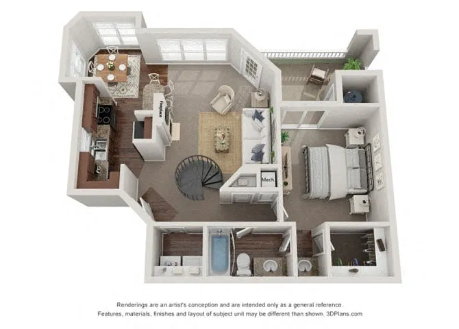 Floor plan The Preakness - Loft