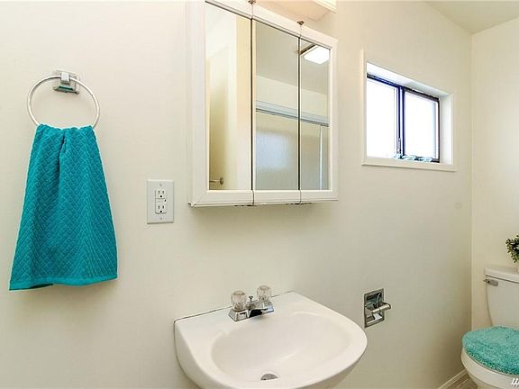 Bathroom on main level.