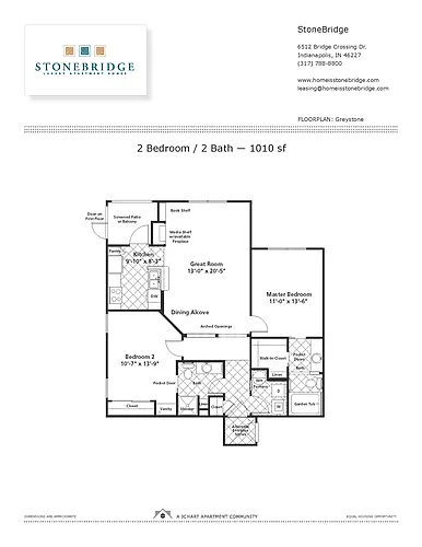 Floor plan Greystone 2.2