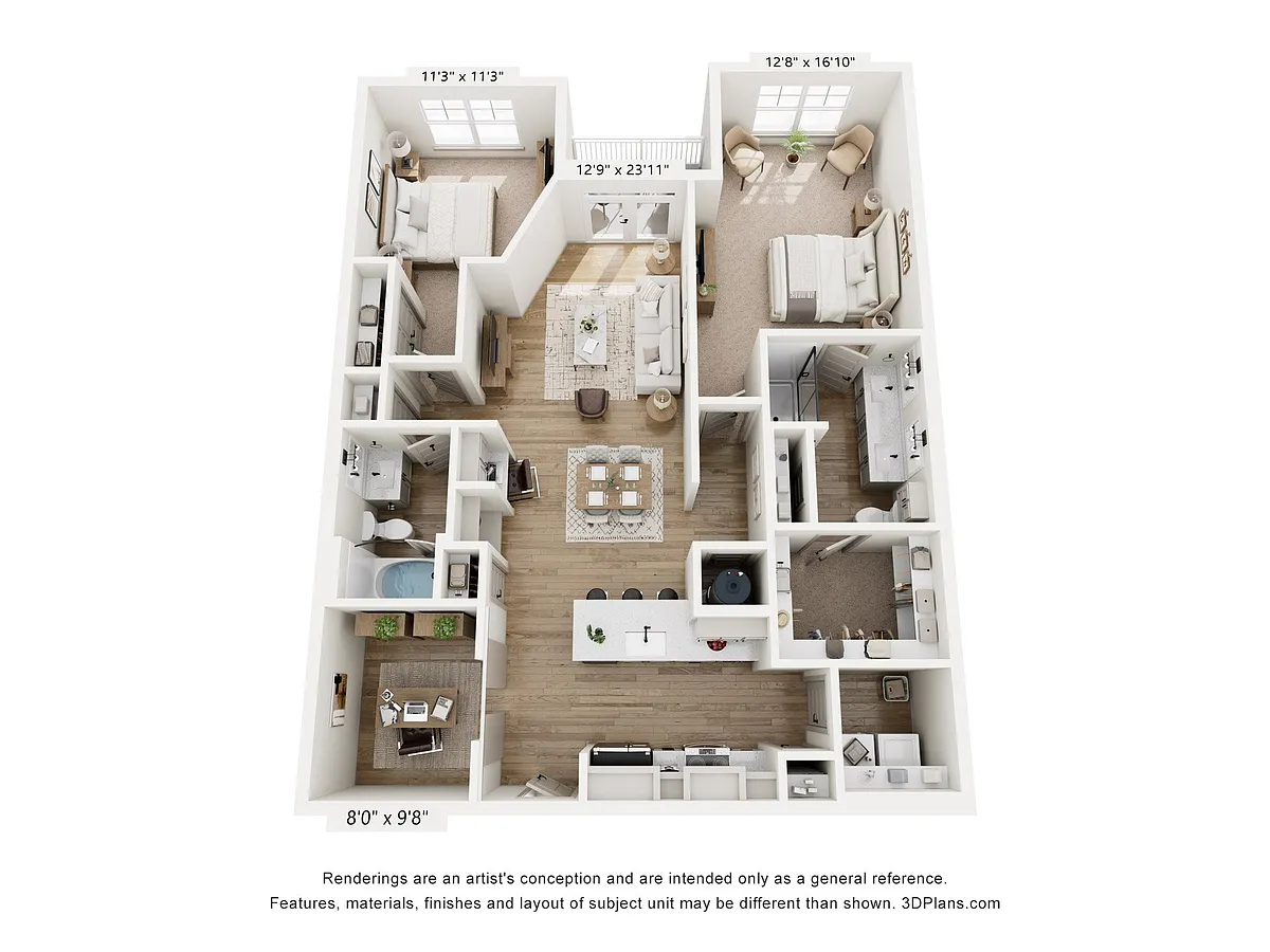 Floor plan The Curator