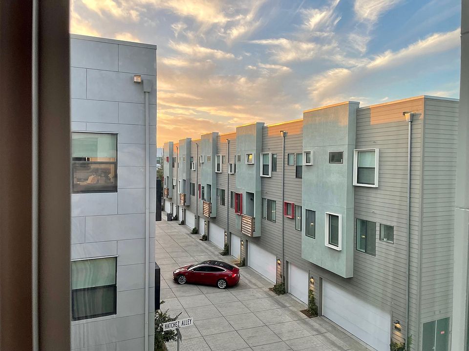 Sunset view from the back/balcony side of the house.