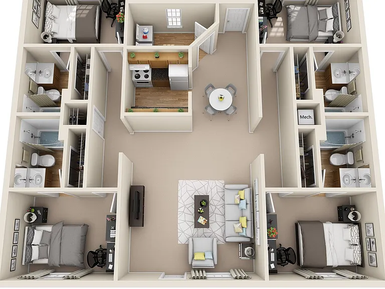 4-4 Flat Deluxe 4-4 Flat Deluxe
